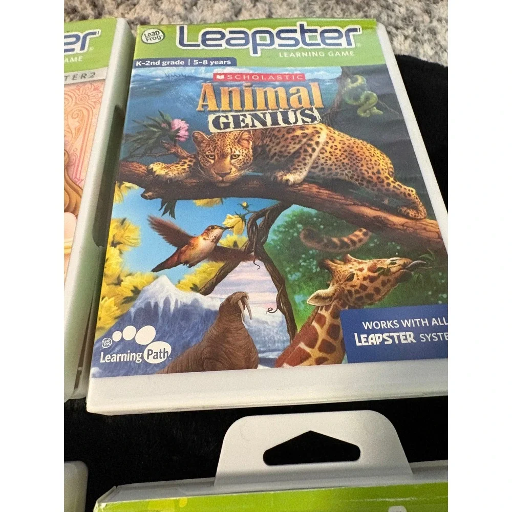 LeapFrog Leapster Learning Game Lot of 6 Nemo Princess Backyardigans Pet Pals